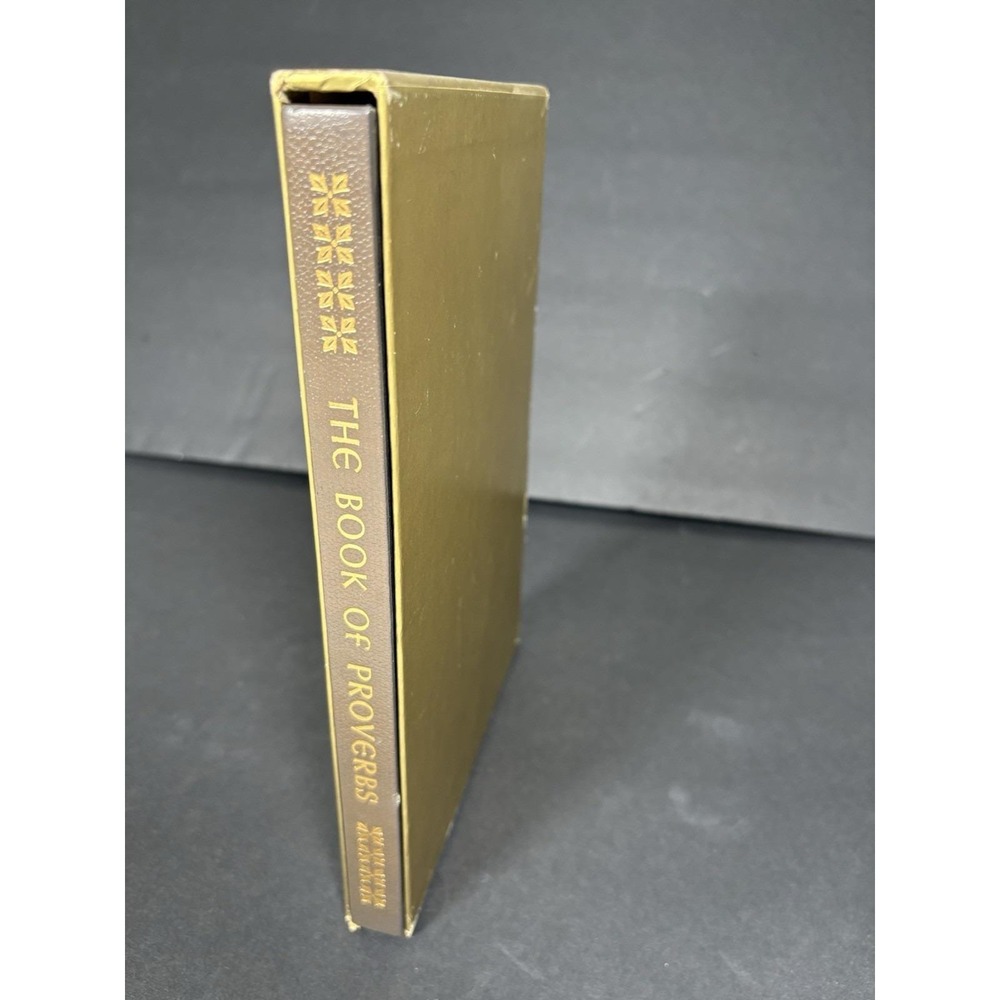 The Book of Proverbs 1963 Heritage Press Valenti Angelo Hardcover Slipcase KJV